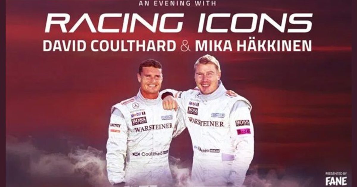 AN EVENING WITH RACING ICONS DAVID COULTHARD & MIKA HAKKINEN 18 September 2026 Harrogate - Harrogate Convention Centre